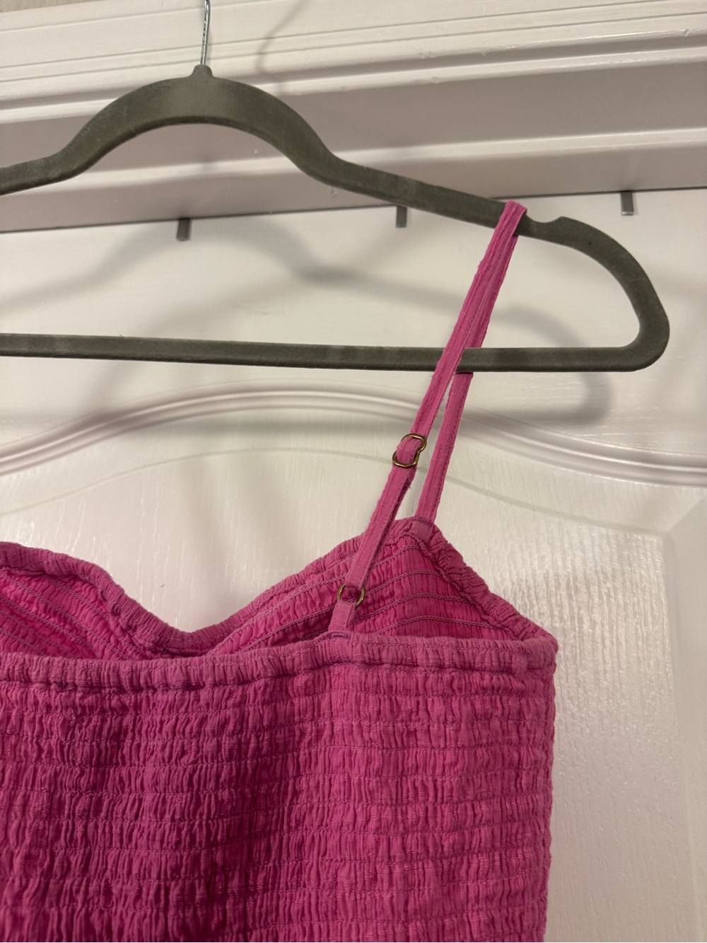 L Space Mallorca Pink Smocked Tiered Maxi Dress - Picture 9 of 15